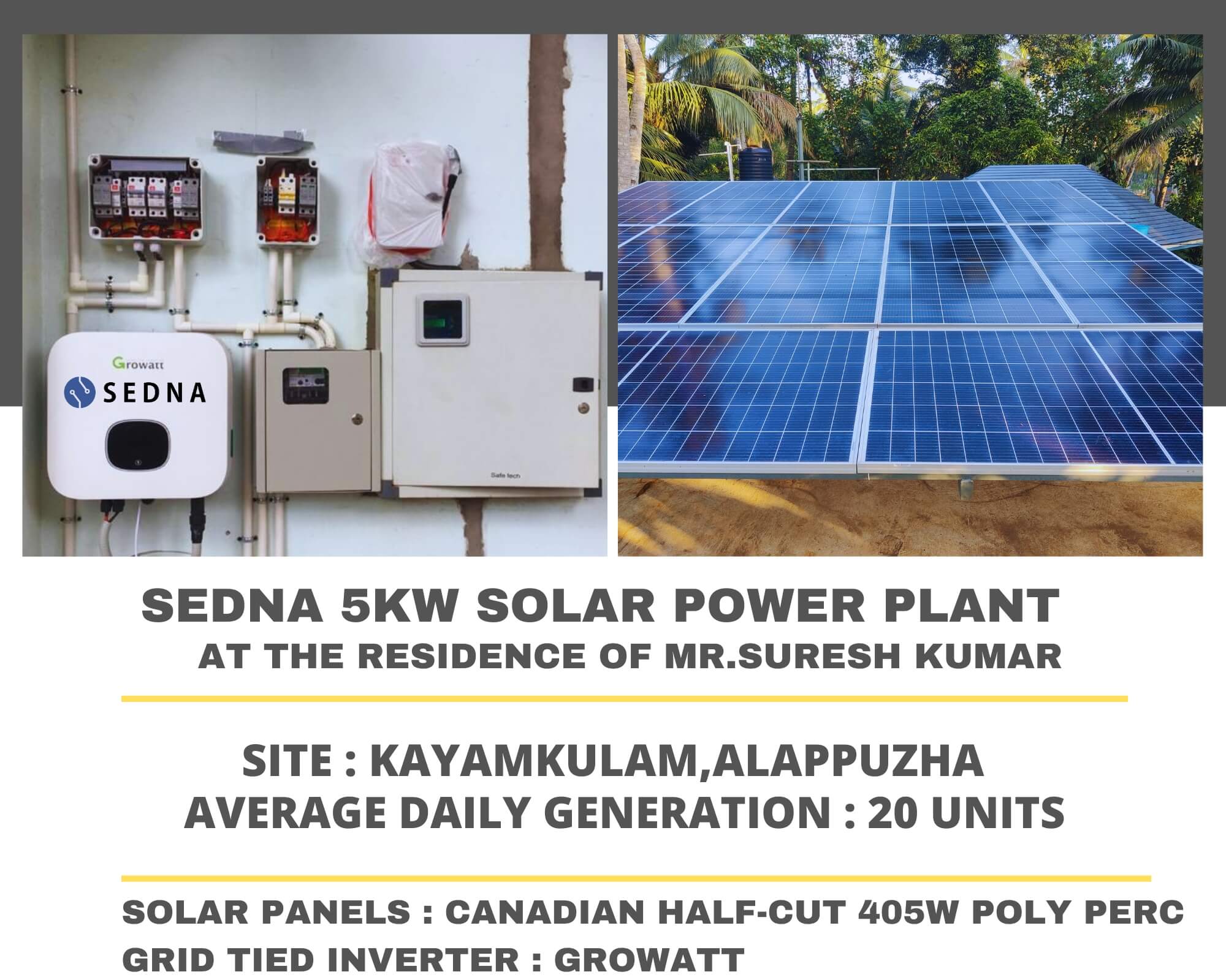 sedna 5 kw power plant